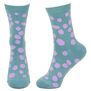 Blue spot socks 